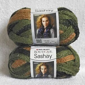 Red Heart Boutique Sashay LW2517 30yds X2 Balls/Skeins of Yarn CONGA 1956 BNIP!!